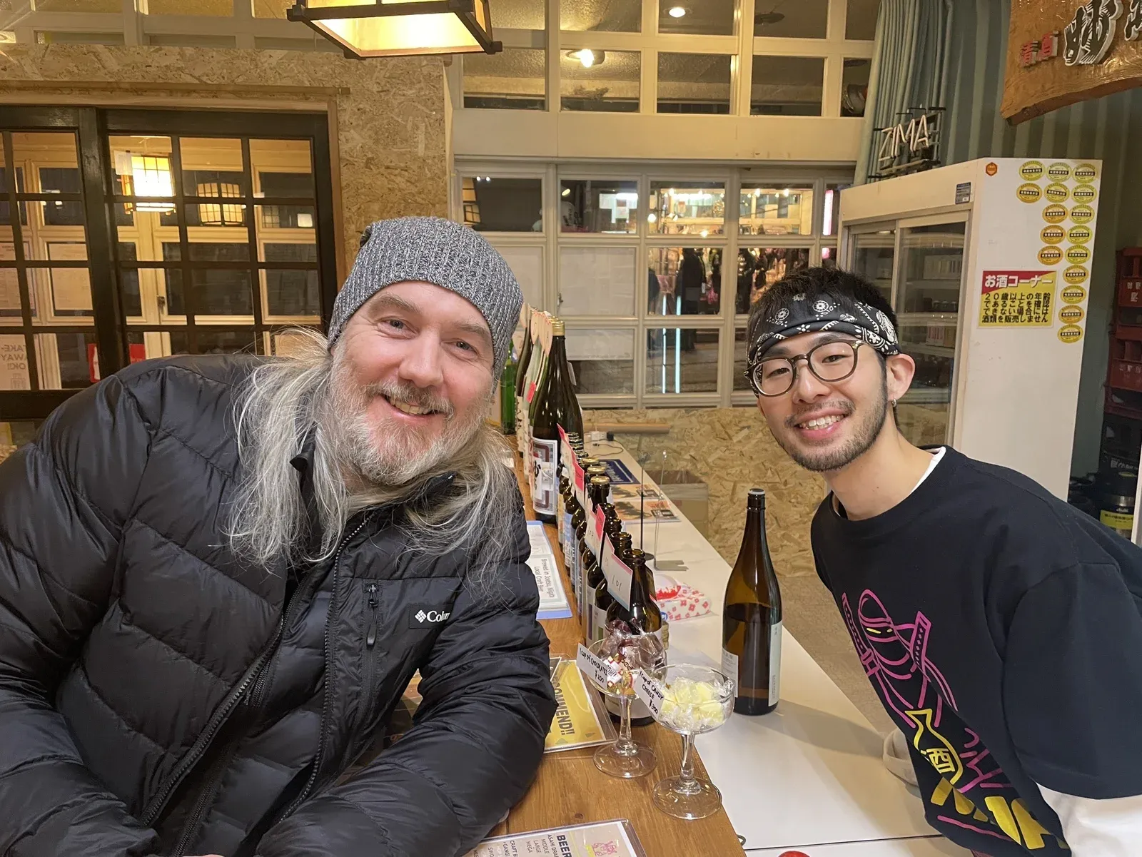 Smiles around the NINJA counter